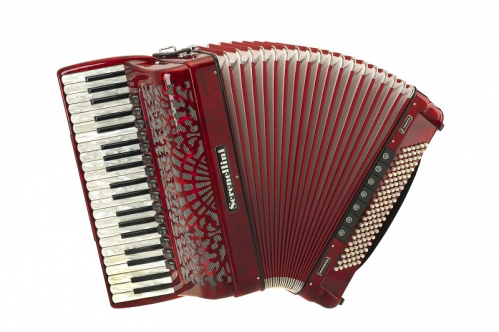 Serenellini Cassotto Professional 415 (3+2) 41/5/15+M 120/5/7 accordion (red)