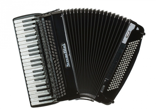 Serenellini Cassotto Professional 414 (2+2) 41/4/15+M 120/5/7 Musette accordion (black)