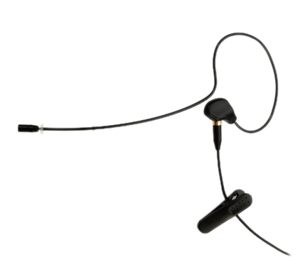 JTS CM-801B Single Earhook Omni-directional Microphone (Black)