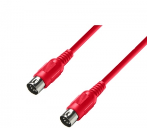 Adam Hall K3 MIDI 0300 RED MIDI Cable 3 m red