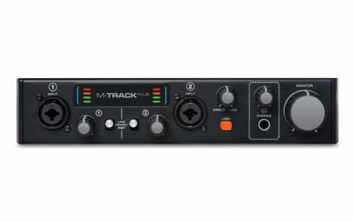 M-Audio M-Track Plus II – Two-Channel USB 2.0 Audio Interface w/ 24-bit/96 kHz Resolution w/ Cubase LE