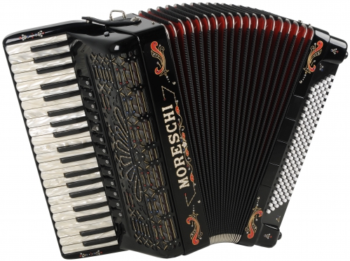 Moreschi ST 418 Prestige Cassotto (2+2) 41/4/13+M 120/5/4 Piccolo accordion (black)