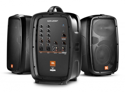 JBL EON 206P Portable 6.5” Two-Way system with detachable powered mixer