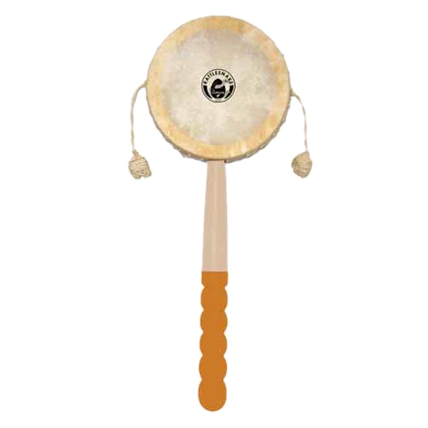 Corvus Rattlesnake 600208 Damru ″Monkey Drum″ Percussion Instrument