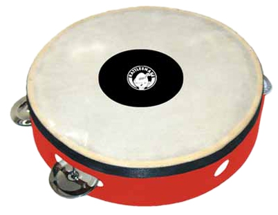 Corvus Rattlesnake 600221 Natural Skin Tambourine Percussion Instrument