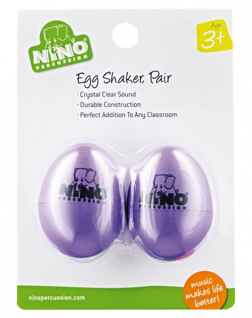 Nino 540-AU-2 Egg Shaker set, purple