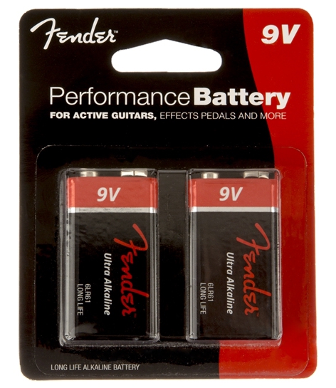 Fender alkaline battery 9V, 2-pack