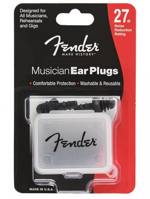 Fender Musician Series earplugs, black