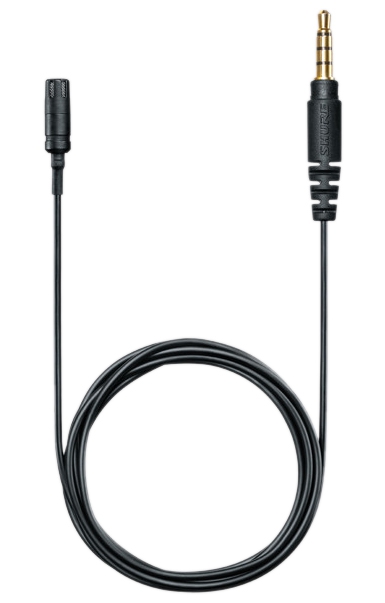 Shure Motiv MVL lavalier microphone for iOS, Android, Mac and PC