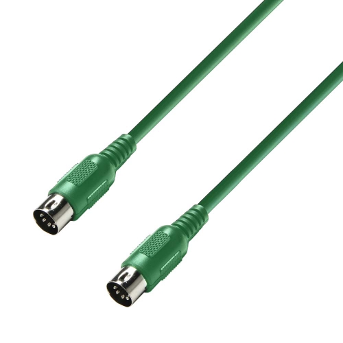 Adam Hall 3 Star Series - MIDI Cable 3 m (green)