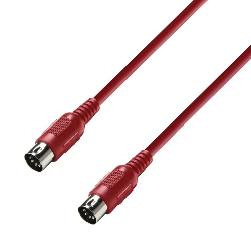 Adam Hall K3 MIDI 0600 RED MIDI connection cable