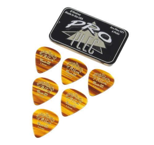 D′Andrea TNPRO351 Pro Plec - Pick Tin (6 picks)