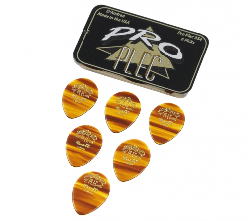 D′Andrea TNPRO354 Pro Plec - Pick Tin (6 picks)