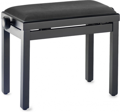 Stagg PB39 Piano bench with black velvet top 