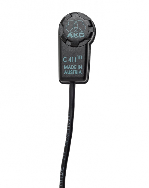 AKG C411PP condenser microphone with XLR