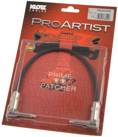 Klotz PROA003 RR Pro Artist instrument cable, 0,3m