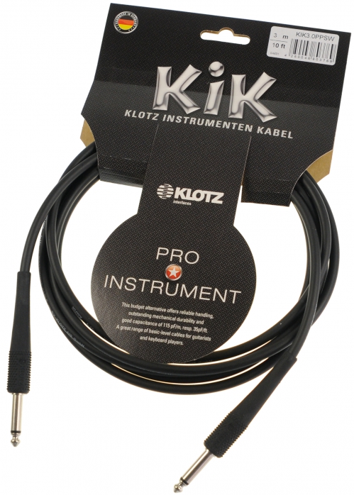 Klotz KIK 3.0 PP SW instrument cable