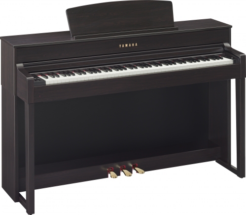 Yamaha CLP-545 Clavinova Digital Piano (Dark Rosewood) w/Bench, used at 2015 Chopin Competition!