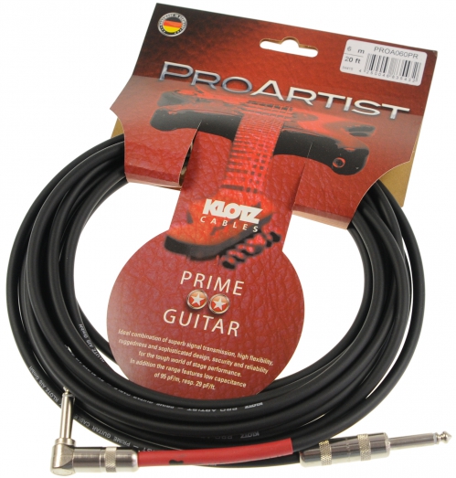 Klotz PROA060 PR Pro Artist instrument cable, 6m