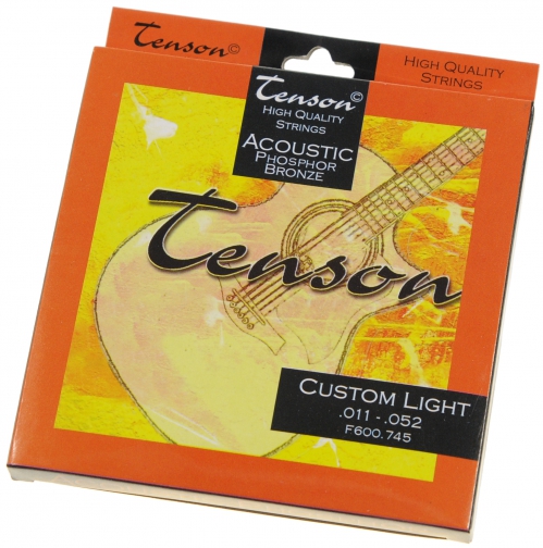 Tenson 600745 Phopsphor Bronze acoustic guitar strings 11-52