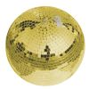 Eurolite disco mirror ball, gold, 30 cm 