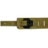 Akmuz PES-72 leather guitar strap, black
