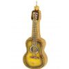 Zebra Music classical guitar Christmas ornament