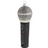 Zebra Music Microphone Christmas ornament