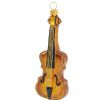 Zebra Music violin Christmas ornament