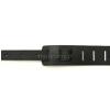 Akmuz PES-19 leather guitar strap, black