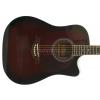 Burton W-0C/WRS acoustic guitar cutaway