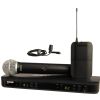 Shure BLX1288/CVL wireless system with 1 lavalier microphone and 1 handheld