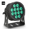 Cameo FLAT PRO 12 IP65 - 12 x 10 W FLAT LED Outdoor RGBWA PAR light in black housing