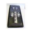 Zebra Music suspenders, keyboard motive, carton box