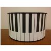 Zebra Music music motive lamp, piano keyboard motive 