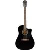 Fender CD 60SCE Black electric acoustic guitar