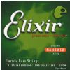 Elixir 14087 Nanoweb Coated Extra Long Scale Bass Guitar Strings (45-105)