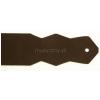 Akmuz PES-17 leather guitar strap, light brown