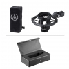 Audio Technica AT-4033A microphone with AT8449 suspension and case