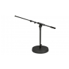 K&M 25960 low profile microphone stand, black
