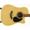 Burton W-0C/N acoustic guitar cutaway