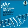 GHS Super Steels - Bass String Set, 6-String, Medium Light, .027-.126, High C