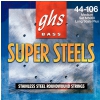 GHS Super Steels - Bass String Set, 4-String, Medium, .044-.106