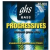 GHS Progressives - Bass String Set, 4-String, Light, .040-.100