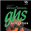 GHS Contact Core Bright Bronze struny do gitary akustycznej, Ultra Light, .010-.046