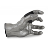 GuitarGrip Male Hand, Silver Metallic, Left