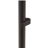 RockStand Microphone Stand - 155 cm, Solid Cast-iron Base, no Boom, with Cable Clips, Black