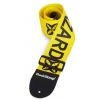 RockStrap Bass Strap - Biohazard - Nylon, yellow, 80 mm wide