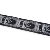 RockStrap Bass Strap - Heart - Nylon, black, 80 mm wide