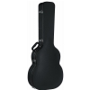 RockCase Standard Hardshell Case - Maccaferri Guitar Case, curved shape, black Tolex